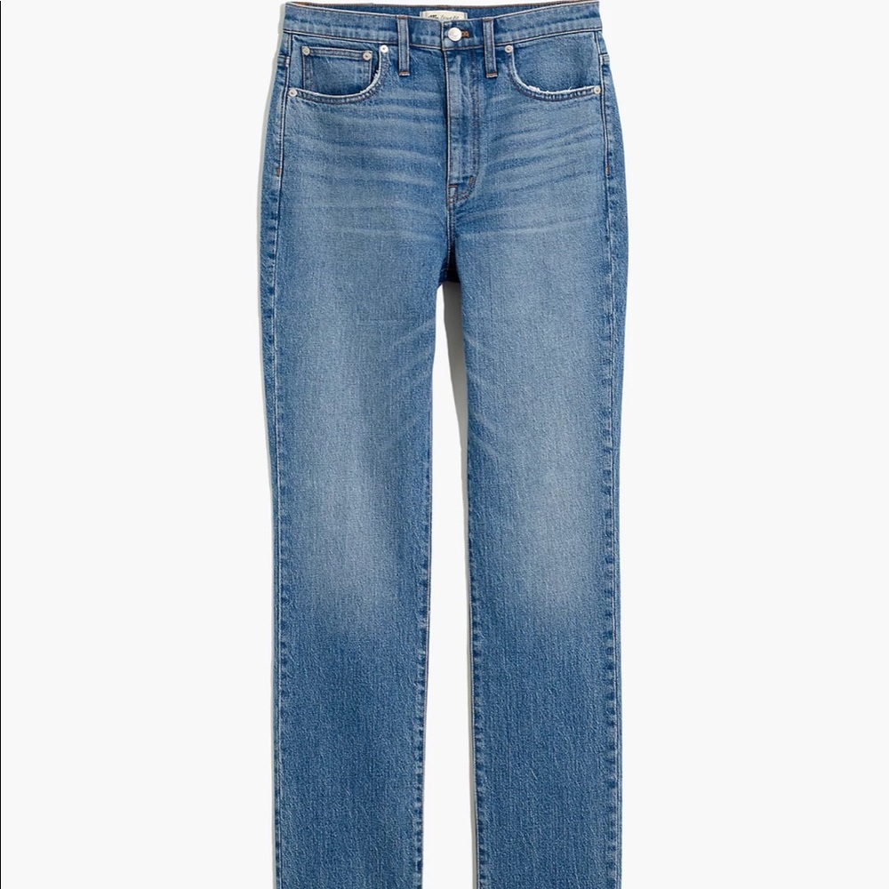 MADEWELL The High-Rise Slim Boyjean Size 33P EUC - Picture 4 of 11